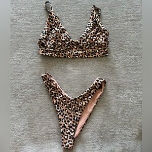 Leopard print aerie bikini